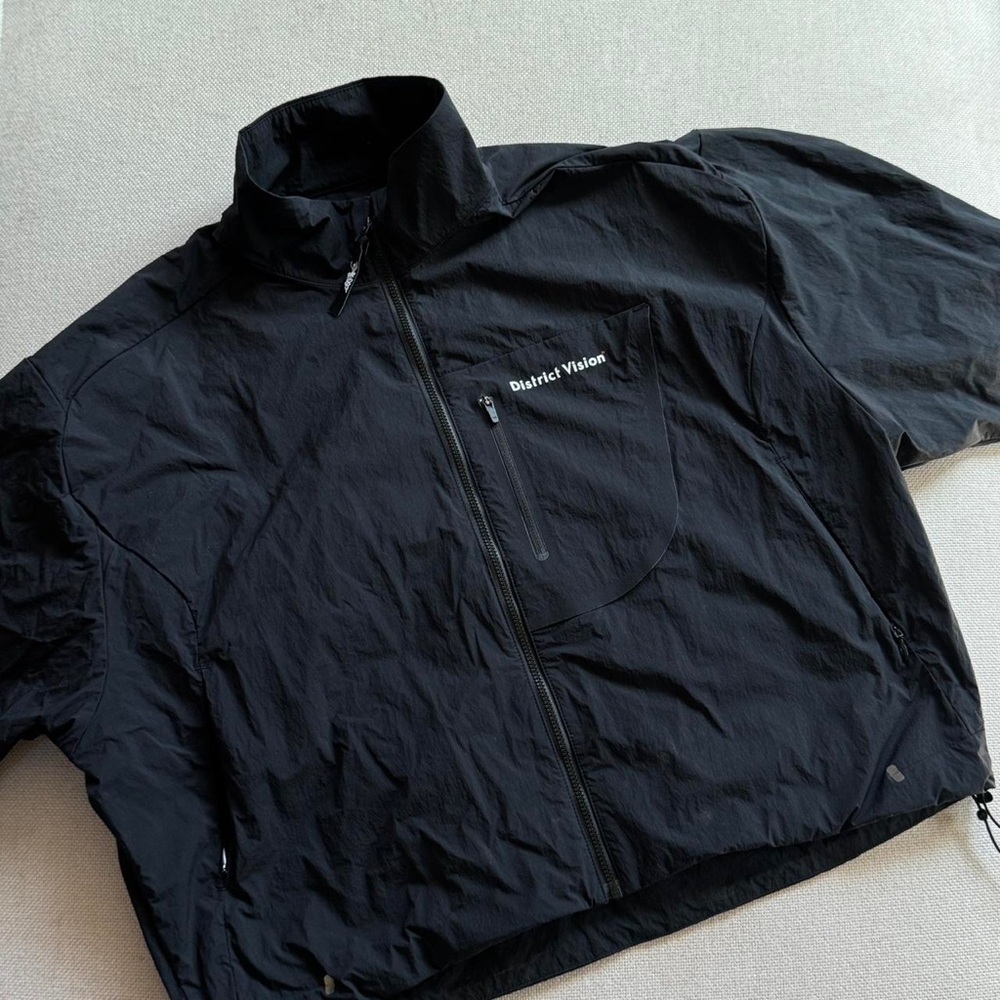 Just vision cropped windbreaker, black jacket
